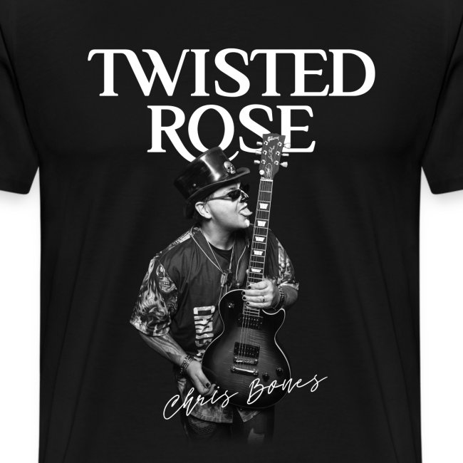 Twisted Rose Chris Bones Shirt (Black)