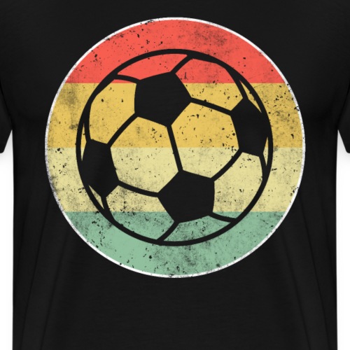 Fussball Retro - Männer Premium T-Shirt