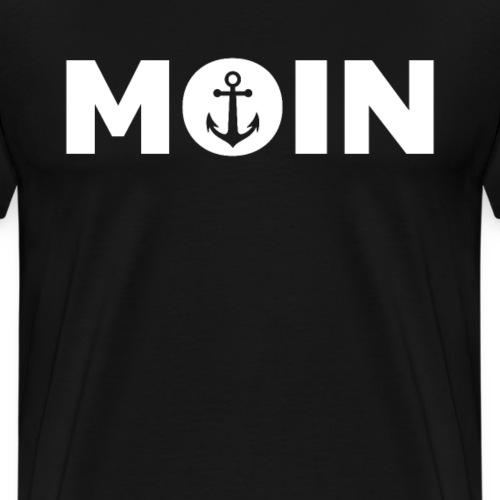 Moin Anker Segeln Hafen Kapitän - Männer Premium T-Shirt