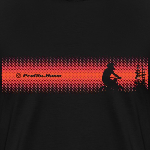 downhiller whistler individual - Koszulka męska Premium