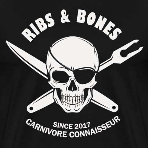 Ribs & Bones Barbecue-Shirt - Männer Premium T-Shirt