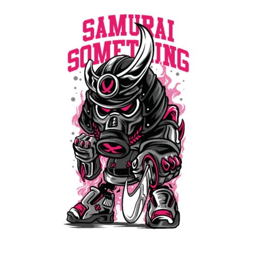 samurai something - Koszulka męska Premium