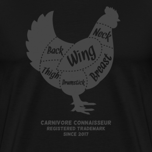 Fleischteile beim Hühnchen - Männer Premium T-Shirt