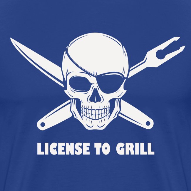 Skull License to grill