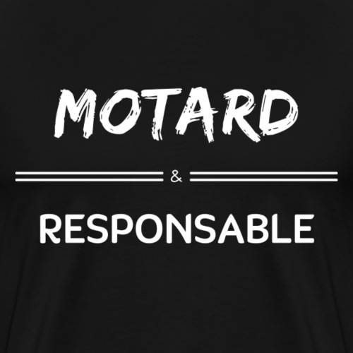 TSHIRT_MOTARD_RESPONSABLE - Männer Premium T-Shirt