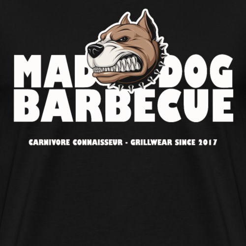 Mad Dog Barbecue (Grillshirt) - Männer Premium T-Shirt