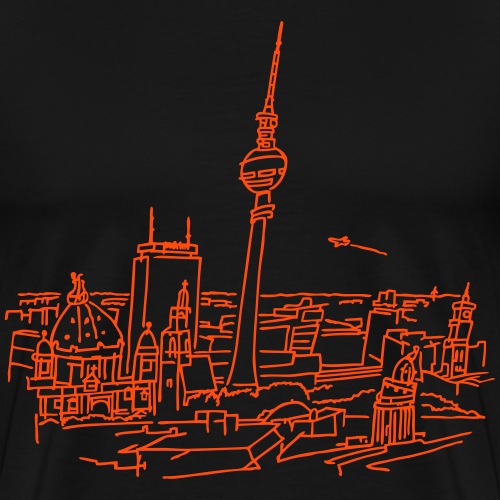 Berlin Panorama - Männer Premium T-Shirt