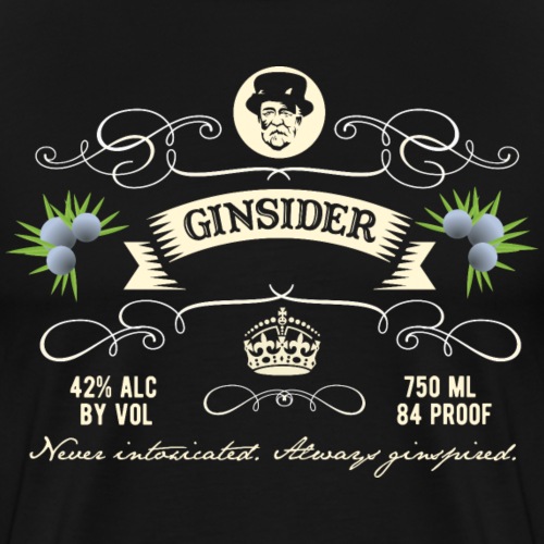 Ginsider Gin Design - Männer Premium T-Shirt