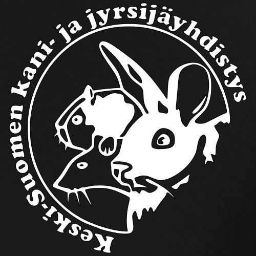 KSKJY logo- Valko-musta - Miesten premium t-paita