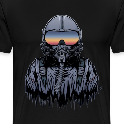 Kampfpilot - Männer Premium T-Shirt