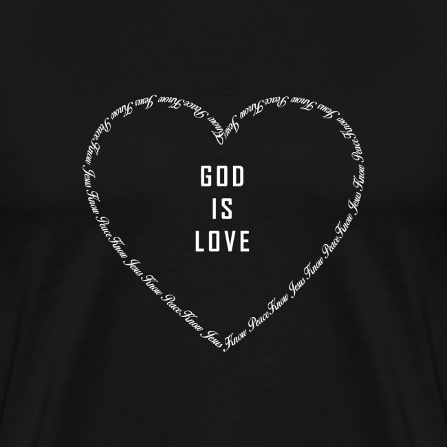 Gott ist Liebe I Chrsitliche Geschenke I Herz