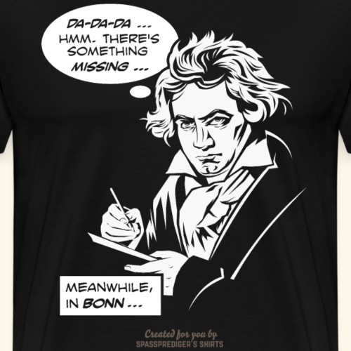 Beethoven beim Komponieren - Männer Premium T-Shirt