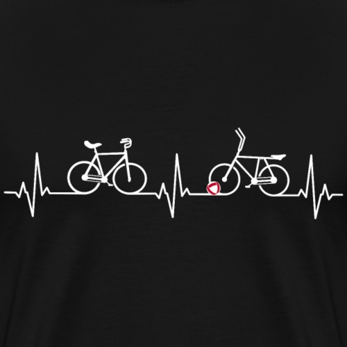 Heart Monitor Kunstrad & Radball - Männer Premium T-Shirt