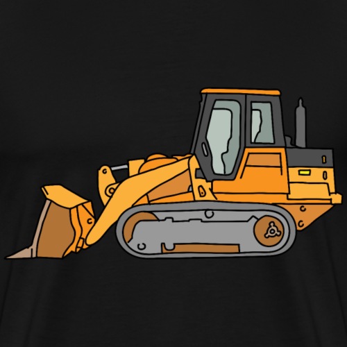 Bulldozer Laderaupe - Männer Premium T-Shirt
