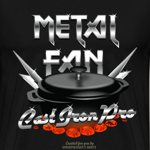 Dutch Oven Metal Fan Cast Iron Pro - Männer Premium T-Shirt