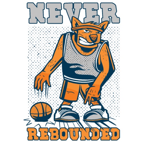 Lustiger Basketballspieler Spruch Rebound - Männer Premium T-Shirt