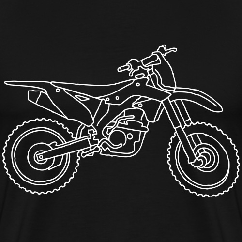 Motocross Motorrad - Männer Premium T-Shirt