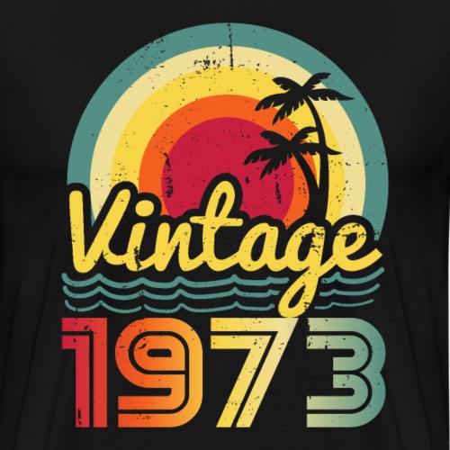 Wijnjaar 1973 - Mannen Premium T-shirt