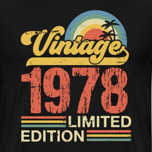 Wijnjaar 1978 - Mannen Premium T-shirt