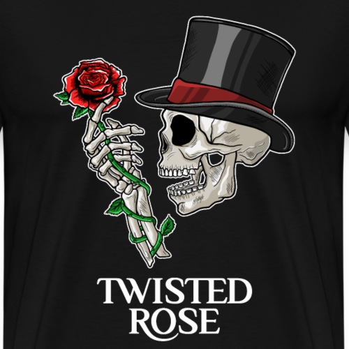 Twisted Rose Skull