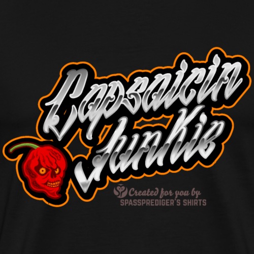 Chili Pepper Capsaicin Junkie - Männer Premium T-Shirt