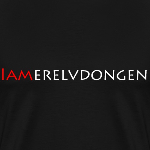 Merel van Dongen | White - Mannen Premium T-shirt