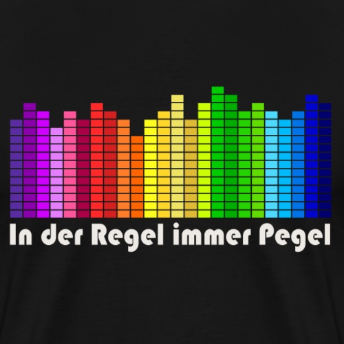 Musik-Pegel - Männer Premium T-Shirt