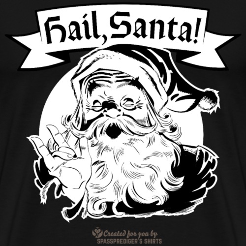 Hail Santa Heavy Metal Weihnachtsmann - Männer Premium T-Shirt