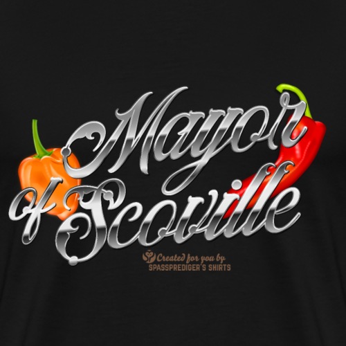 Chili Design Bürgermeister von Scovillle - Männer Premium T-Shirt