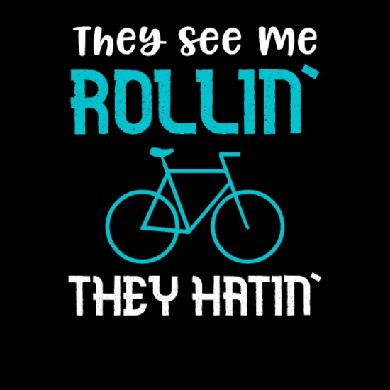 Spin Class Funny Rollin Hatin Quote Workout Gym' Men's Premium T-Shirt |  Spreadshirt