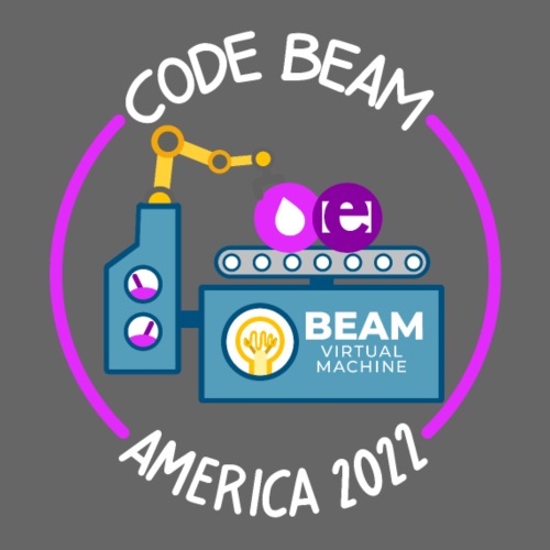 BEAM Machine - Code BEAM America 2022 - Koszulka męska Premium