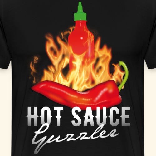 Chili T-Shirt Hot Sauce Guzzler - Männer Premium T-Shirt