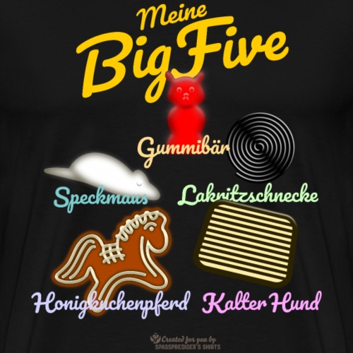 Big Five | Geek T-Shirts - Männer Premium T-Shirt
