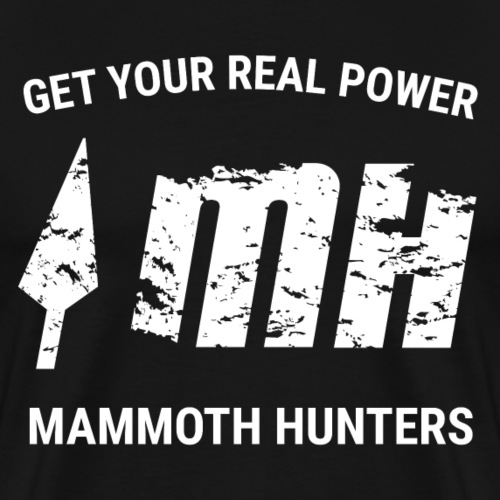 Mammoth Hunters / Blanco - Camiseta premium hombre