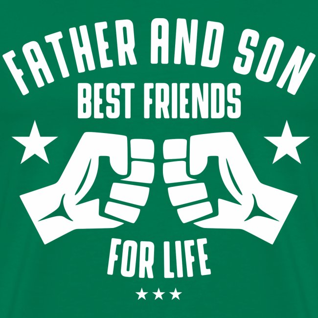 Vater und Sohn beste Freunde fürs Leben