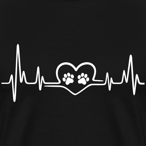 battement de coeur animalpaw - T-shirt Premium Homme