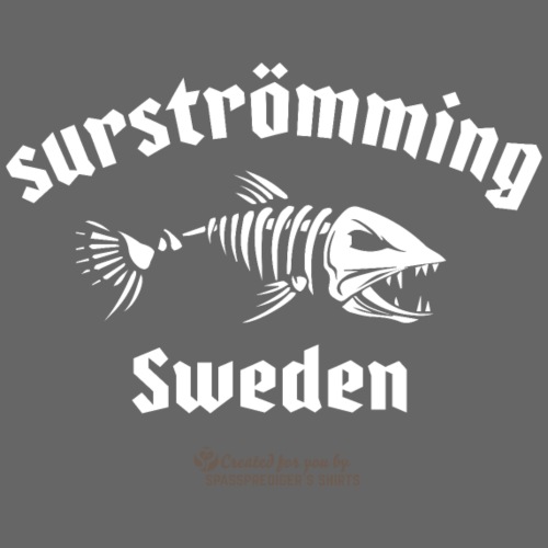 Neu Surströmming Schweden Hering Survivor Premium Geschenk Tee T-Shirt 