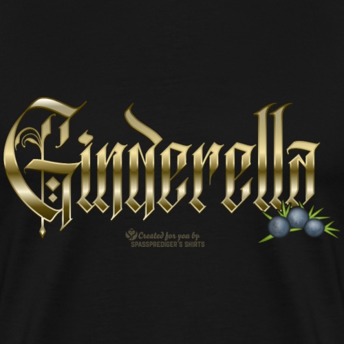 Gin Design Ginderella - Männer Premium T-Shirt