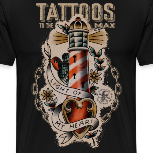 Lighthouse Leuchtturm Tattoos to the Max - Männer Premium T-Shirt