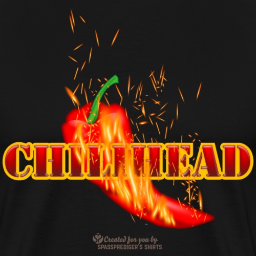 Chili Fan Design Chilihead - Männer Premium T-Shirt