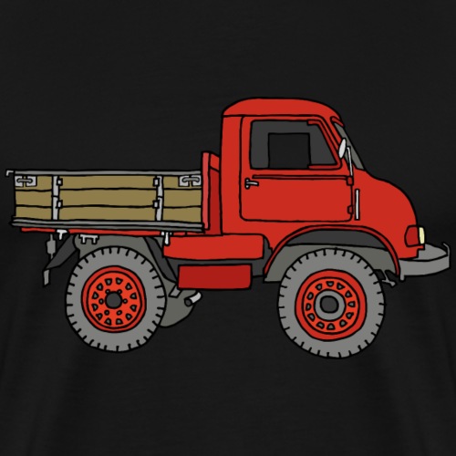 Roter Lastwagen, LKW, Laster - Männer Premium T-Shirt