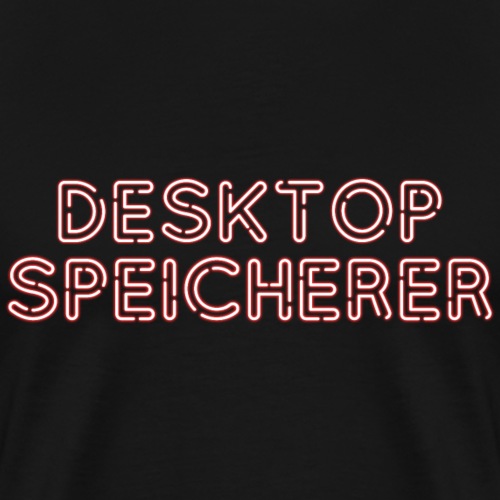 Desktopspeicherer - Männer Premium T-Shirt