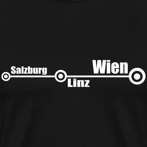 Salzburg - Linz - Wien - Männer Premium T-Shirt