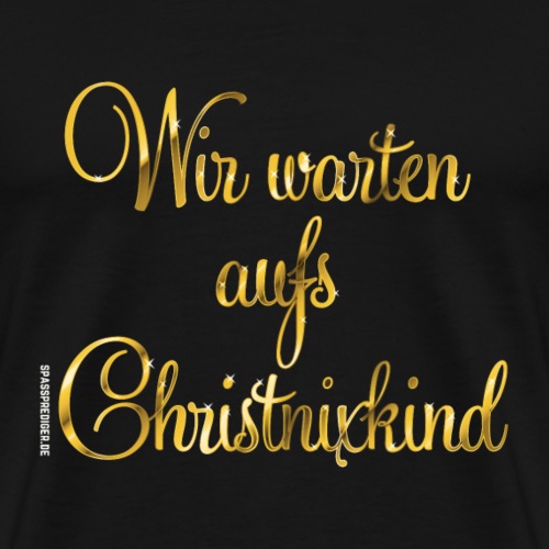 Christnixkind, Gold - Männer Premium T-Shirt