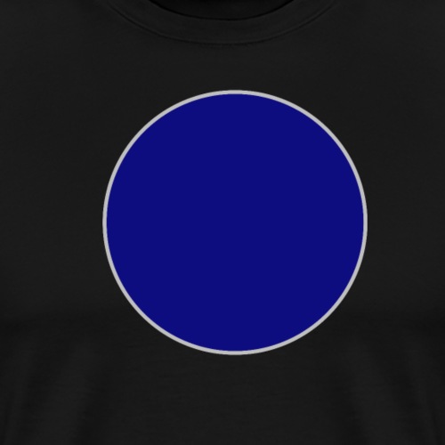 Blauer Kreis - Männer Premium T-Shirt