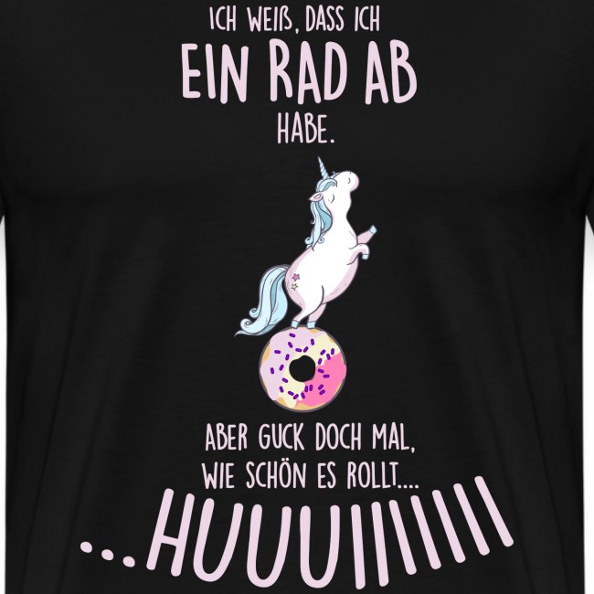 rad ab_einhorn - Männer Premium T-Shirt