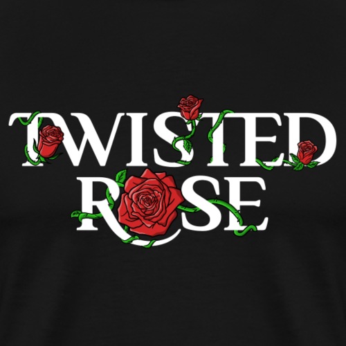 Twisted Rose Logo Shirt Design with Roses - Männer Premium T-Shirt