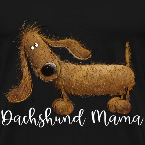 Dachshund Mama Für Dackel Frauchen - Männer Premium T-Shirt