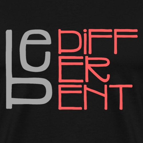 Be different - Fun Spruch Statement Sprüche Design - Männer Premium T-Shirt