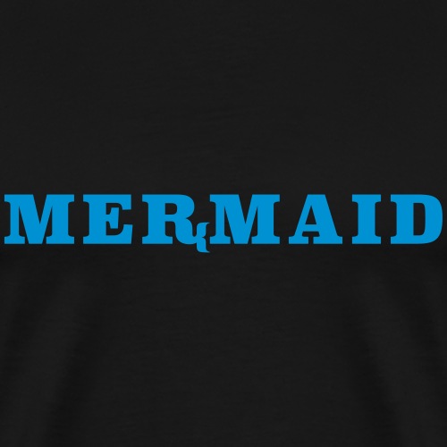 Mermaid logo - Premium-T-shirt herr